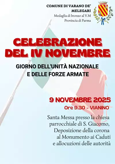 Leggi di più su CELEBRAZIONI DEL IV NOVEMBRE 2025