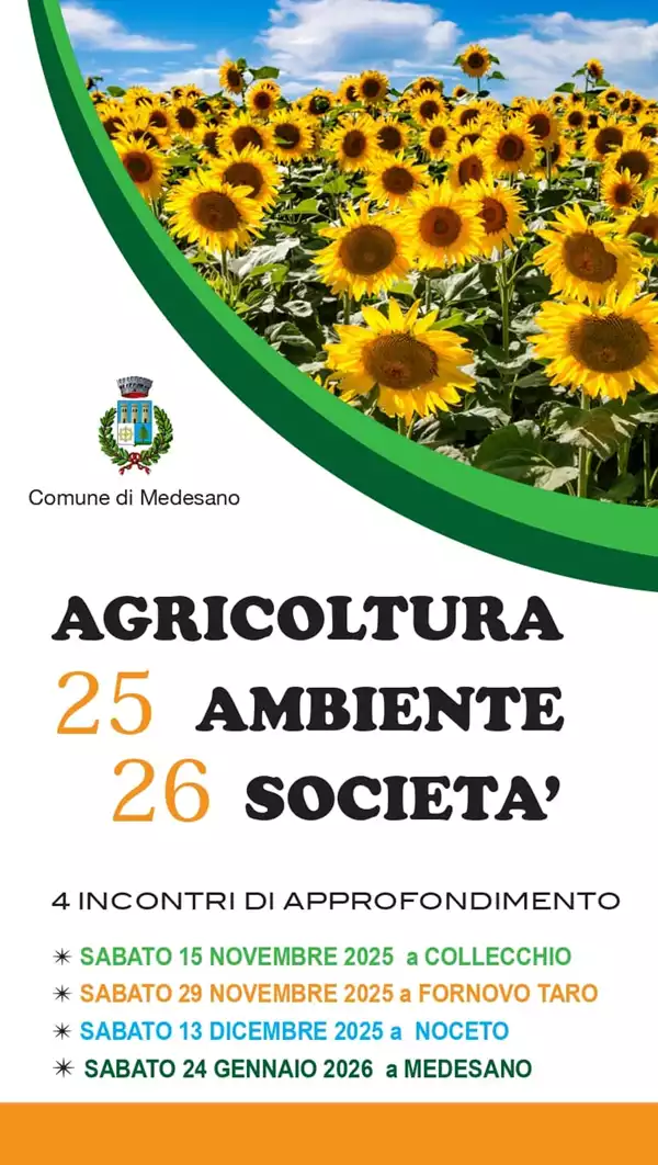 Leggi di più sul INIZIATIVA AGRICOLTURA, AMBIENTE E SOCIETA' 2025/2026